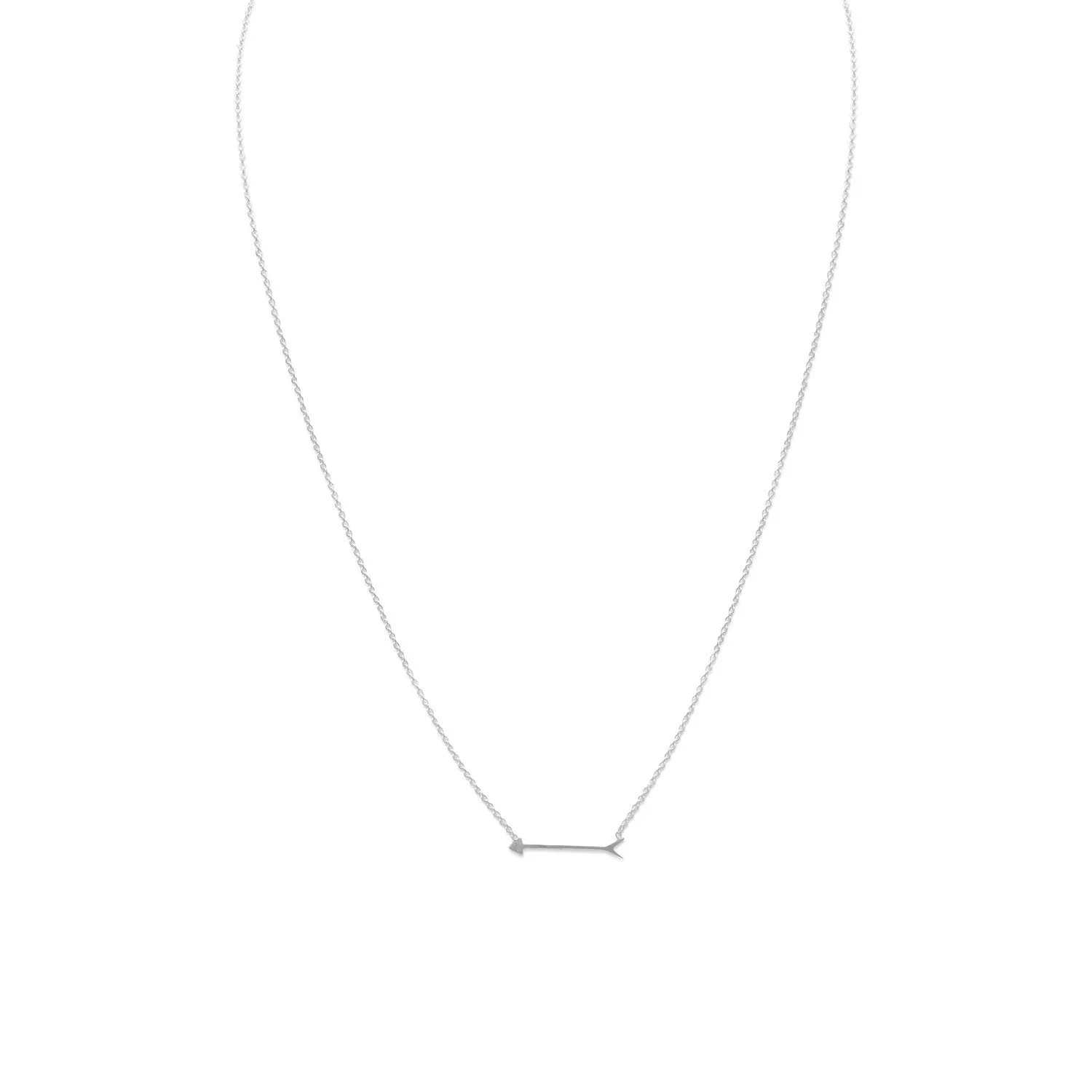 16"   2" Arrow Design Necklace
