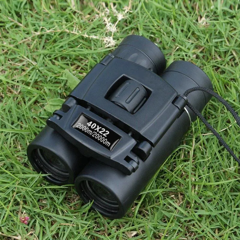 40 x 22 HD Powerful Binoculars 2000M Long Range Folding Mini Telescope