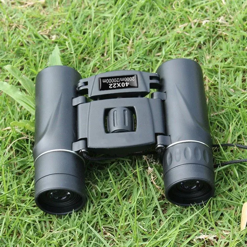 40 x 22 HD Powerful Binoculars 2000M Long Range Folding Mini Telescope