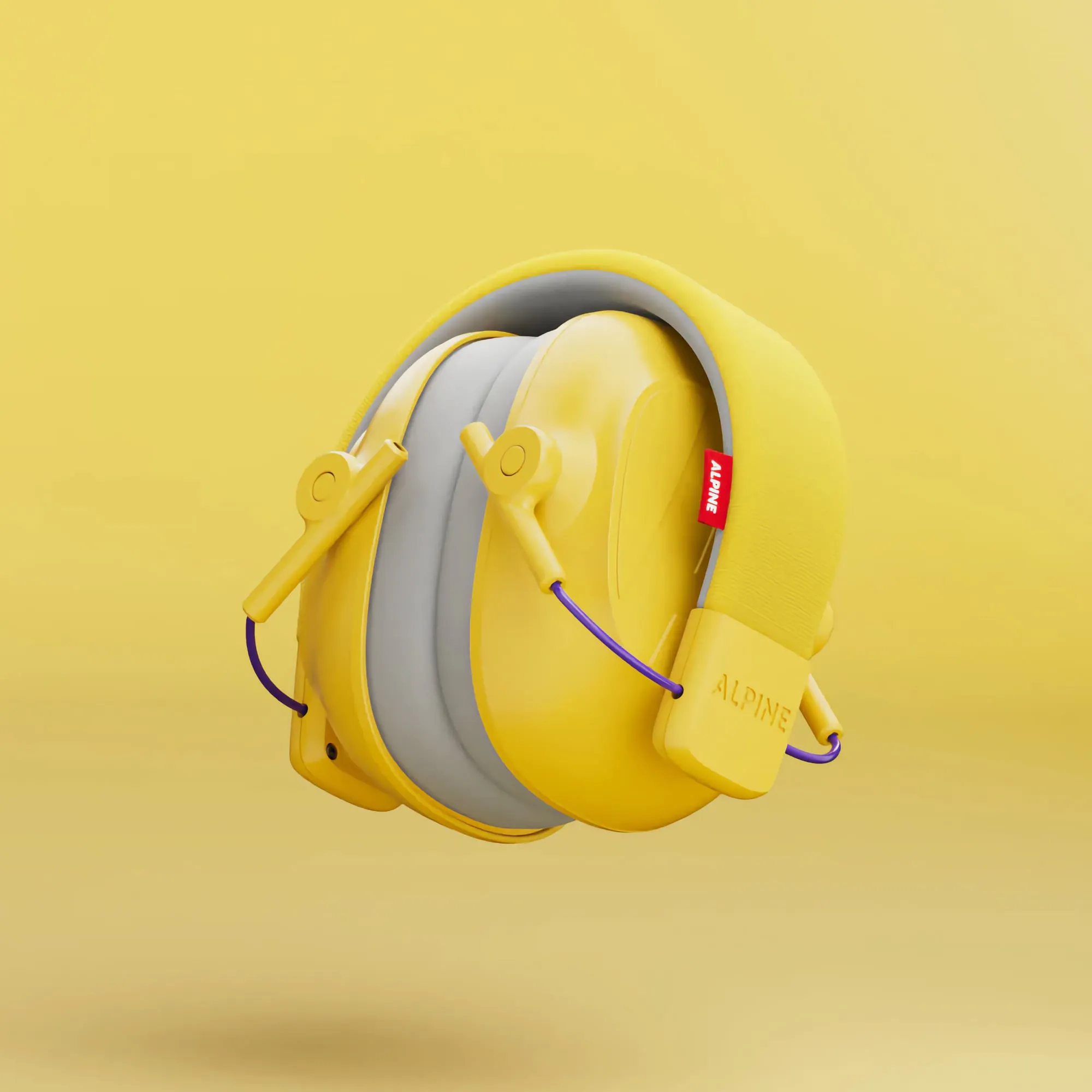 Alpine Muffy Kids Earmuffs, Yellow
