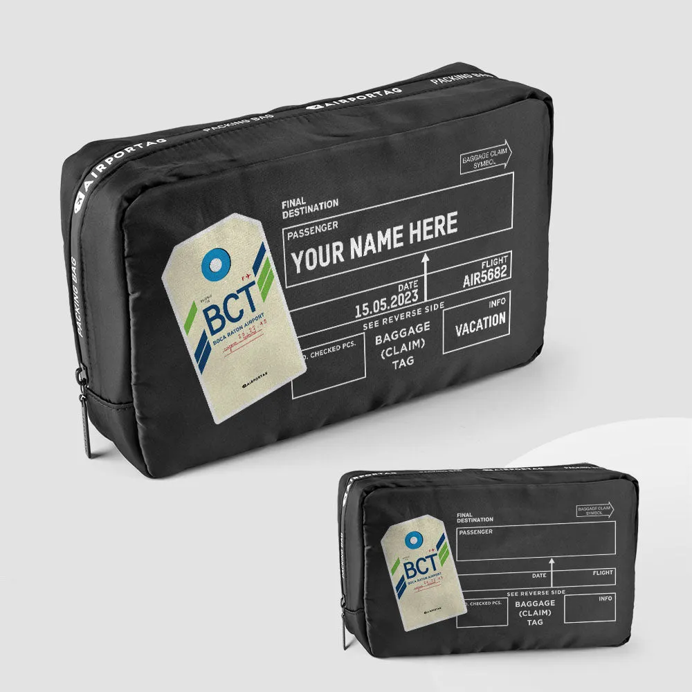 BCT - Packing Bag