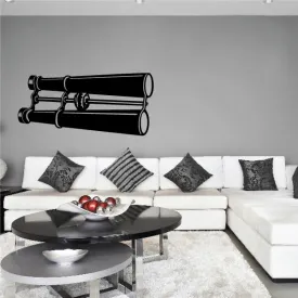 Binoculars Wall Decal - Vinyl Decal - Car Decal - MC61