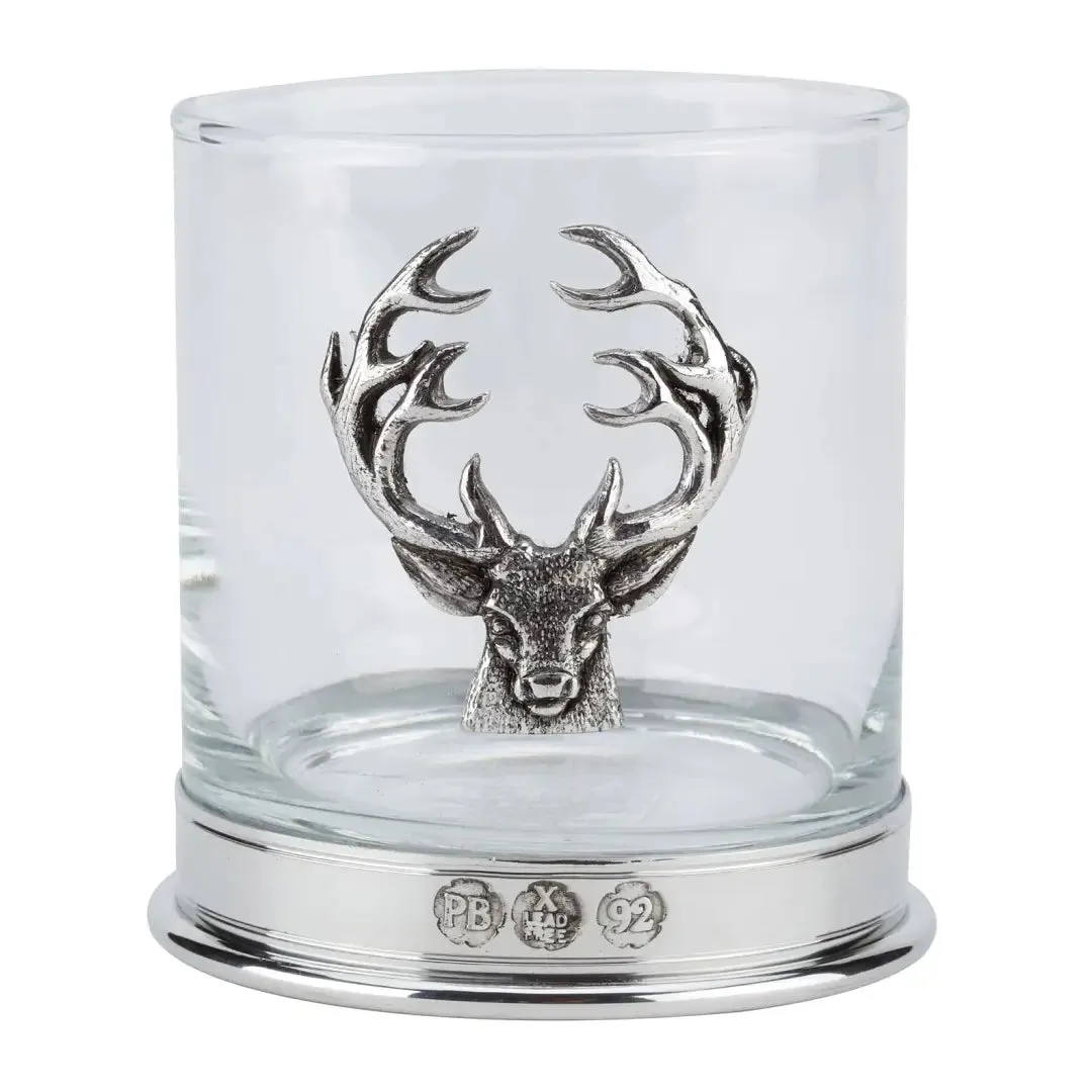Bisley Stag Whisky Glass