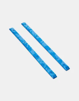 Crab Grab 'Skate' Snowboard Rails - Blue Swirl