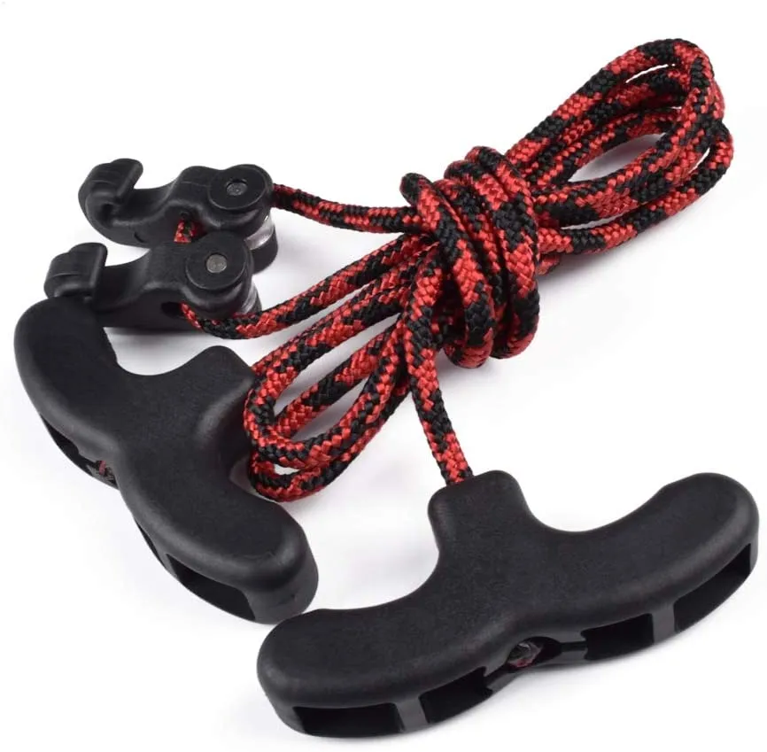 Crossbow Cocking Device Double Handle Crossbows Rope Cocker Aid Cocking String Tool