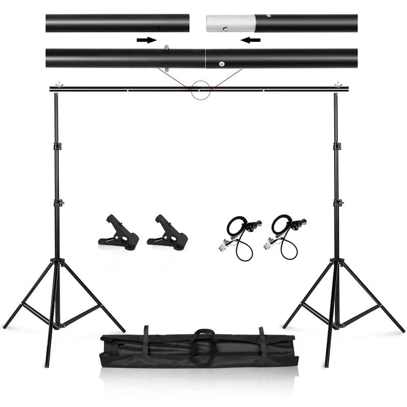 Heavy Duty Photo Backdrop Adjustable Stand Frame