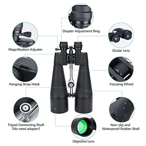 Long Range Binoculars High Power Binoculars Stargazing Binoculars