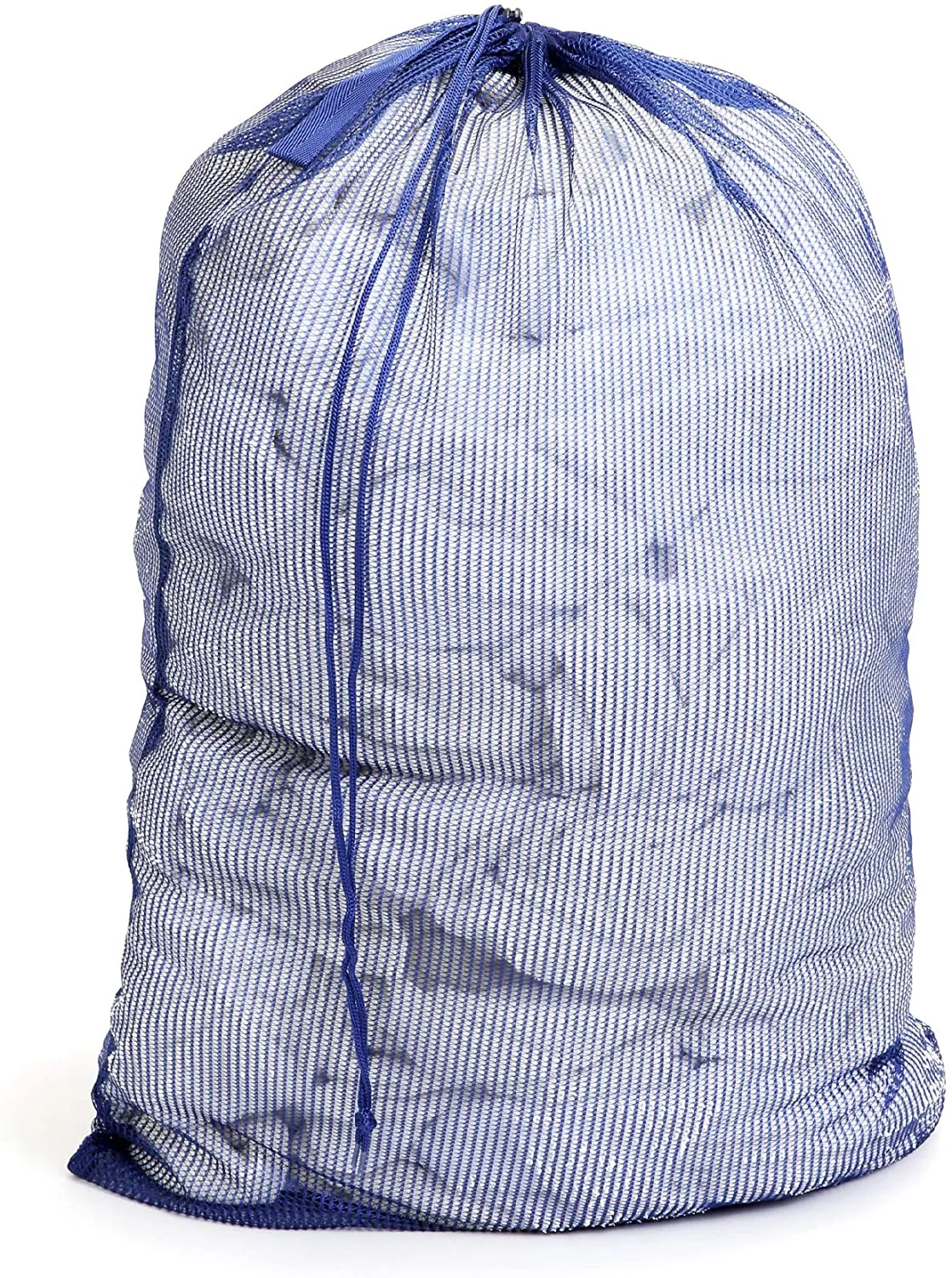 Mesh Laundry Bag with Handle and Push Lock Drawstring - Multiple Options