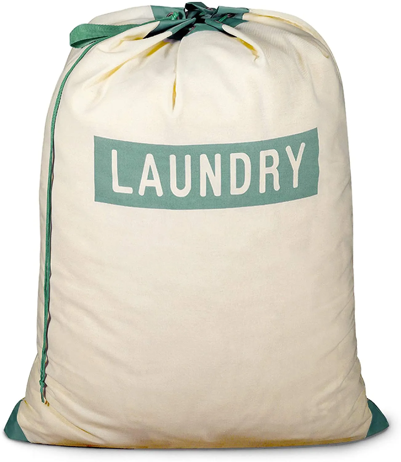 Mesh Laundry Bag with Handle and Push Lock Drawstring - Multiple Options