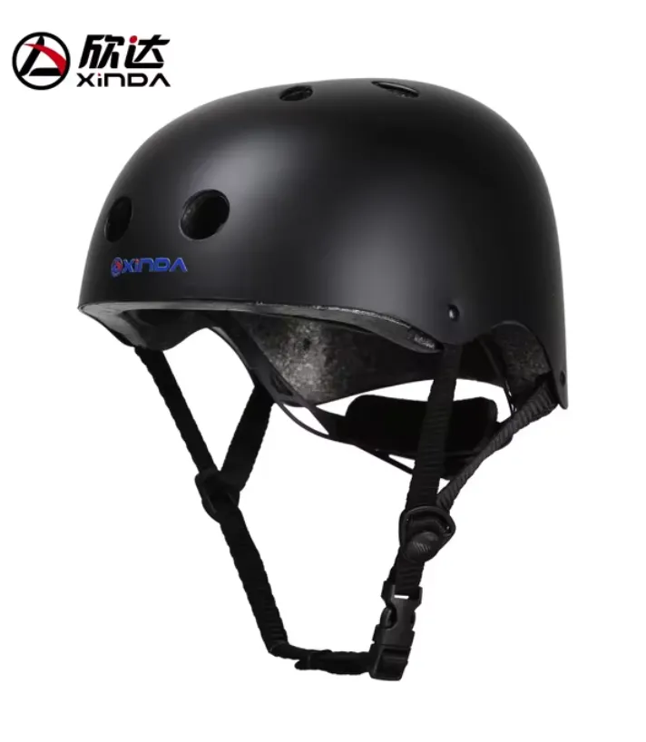 New Xinda Professional OutwardBound Helmet Safety Protect Helmet Outdoor Snow Sports, Camping & Hiking Riding Helmet Child Protective Equipment Matte Black Sz M
