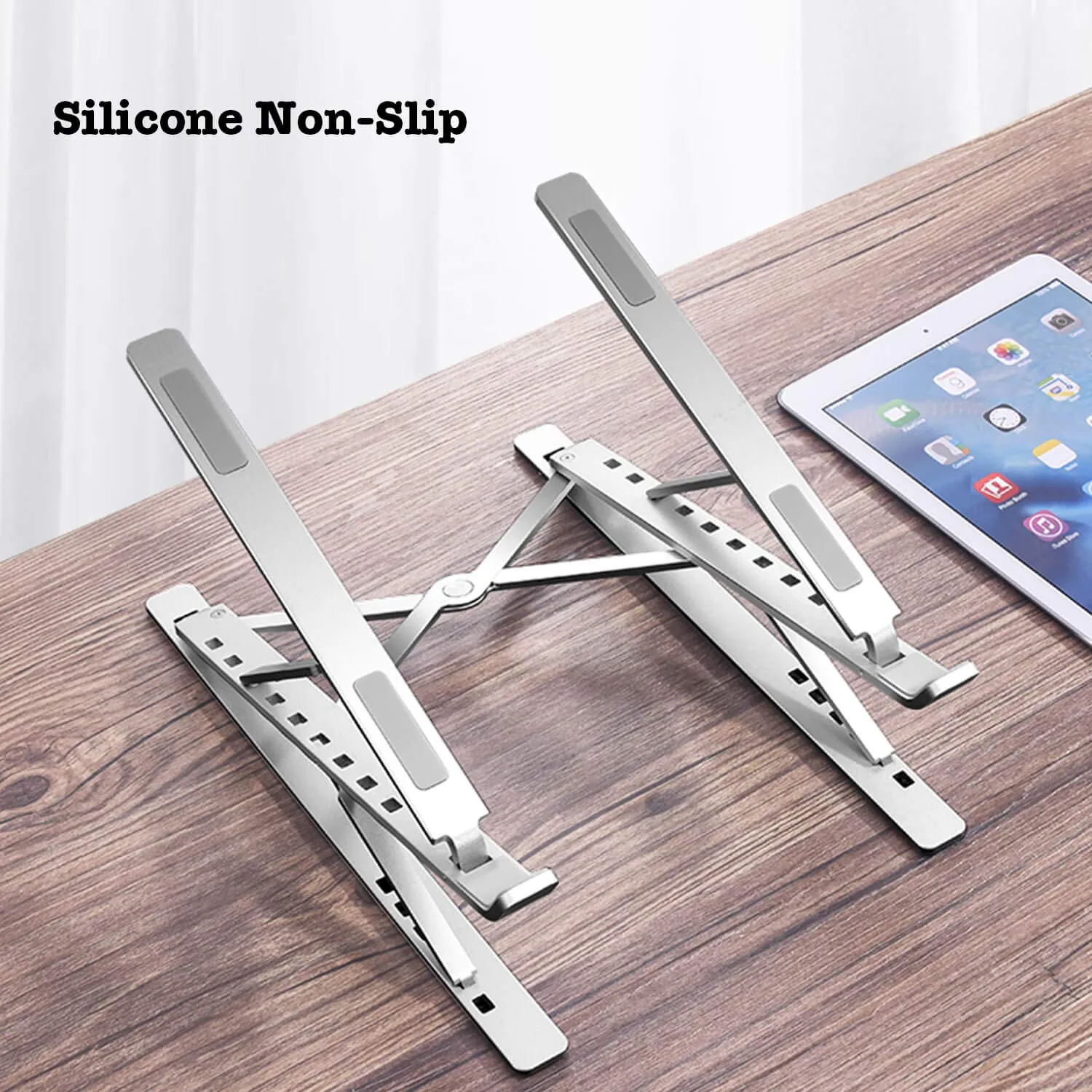 Proffisy N8 Laptop Stand(Double-Layer, Sliver)