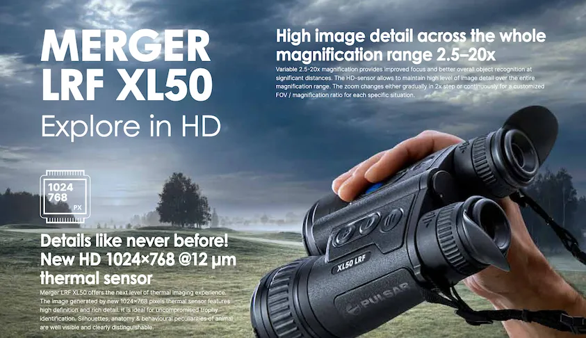 Pulsar Merger LRF XL50 Thermal Binoculars