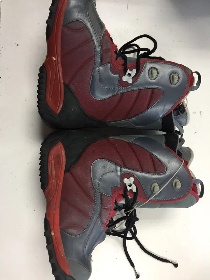 Salomon Dialogue Blue/Red Mens Size Specific 6.5 Used Snowboard Boots