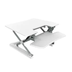 Sit Stand Desk Converter or Riser | 41″ with Built-In USB Ports