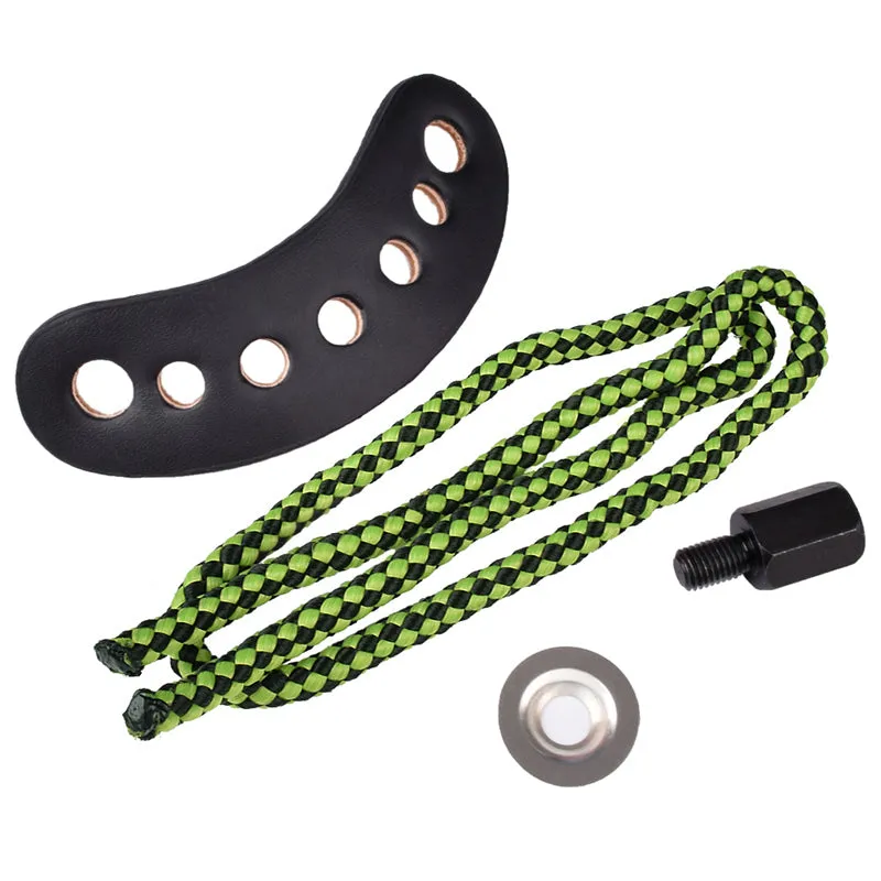 Wrist Sling Leather Metal Gromet Archery Compound Bow Shooting Equipment